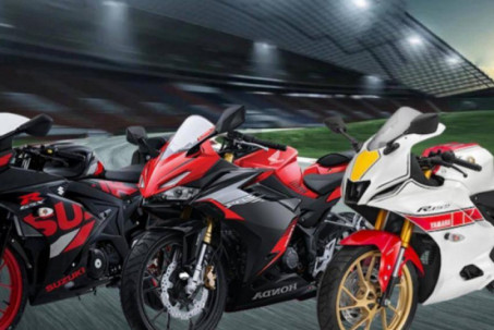 So kè bộ ba xe mô tô thể thao giá rẻ tại Việt Nam