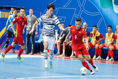 Video bóng đá ĐT Việt Nam - Hàn Quốc: Đỉnh cao tấn công, vùi dập 5 bàn (Futsal châu Á)