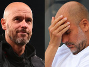 Bóng đá - Derby Manchester cực nóng: Ten Hag đấu trí Pep Guardiola, MU thắng bằng cách nào?