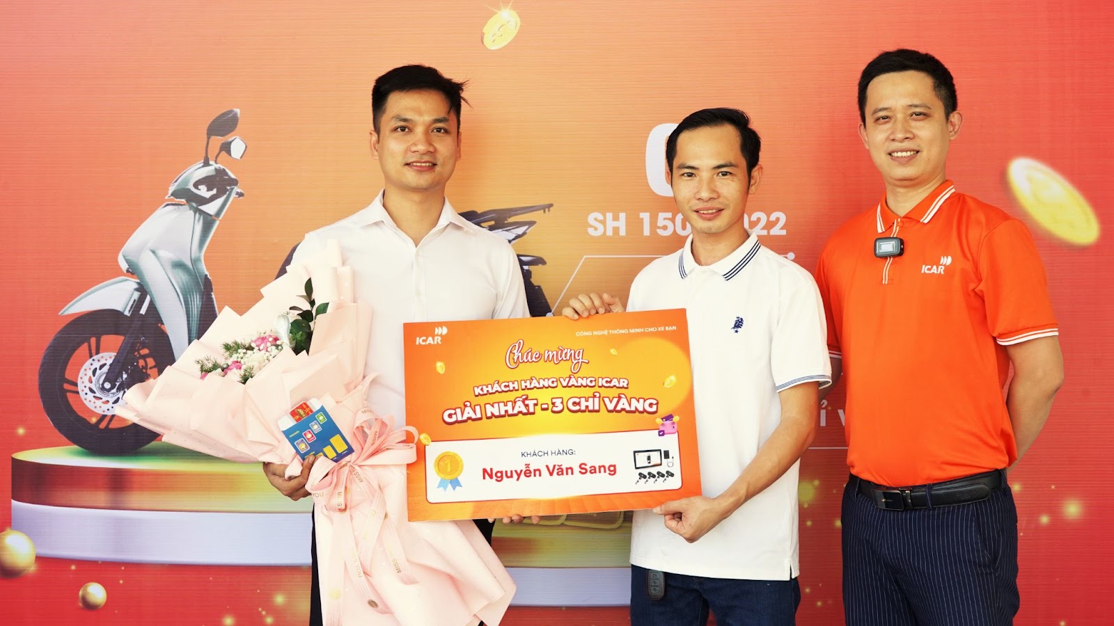4 khách hàng trúng Vàng 9999 đầu tiên trong tháng 8 của ICAR Việt Nam - 2