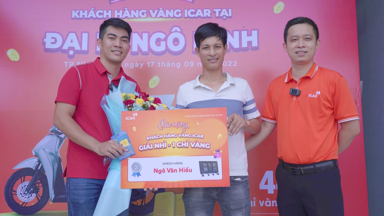 4 khách hàng trúng Vàng 9999 đầu tiên trong tháng 8 của ICAR Việt Nam - 4