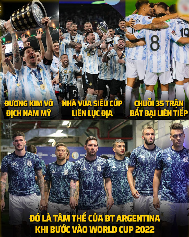 Hành trang của Messi và ĐT Argentina trước khi đến World Cup 2022.