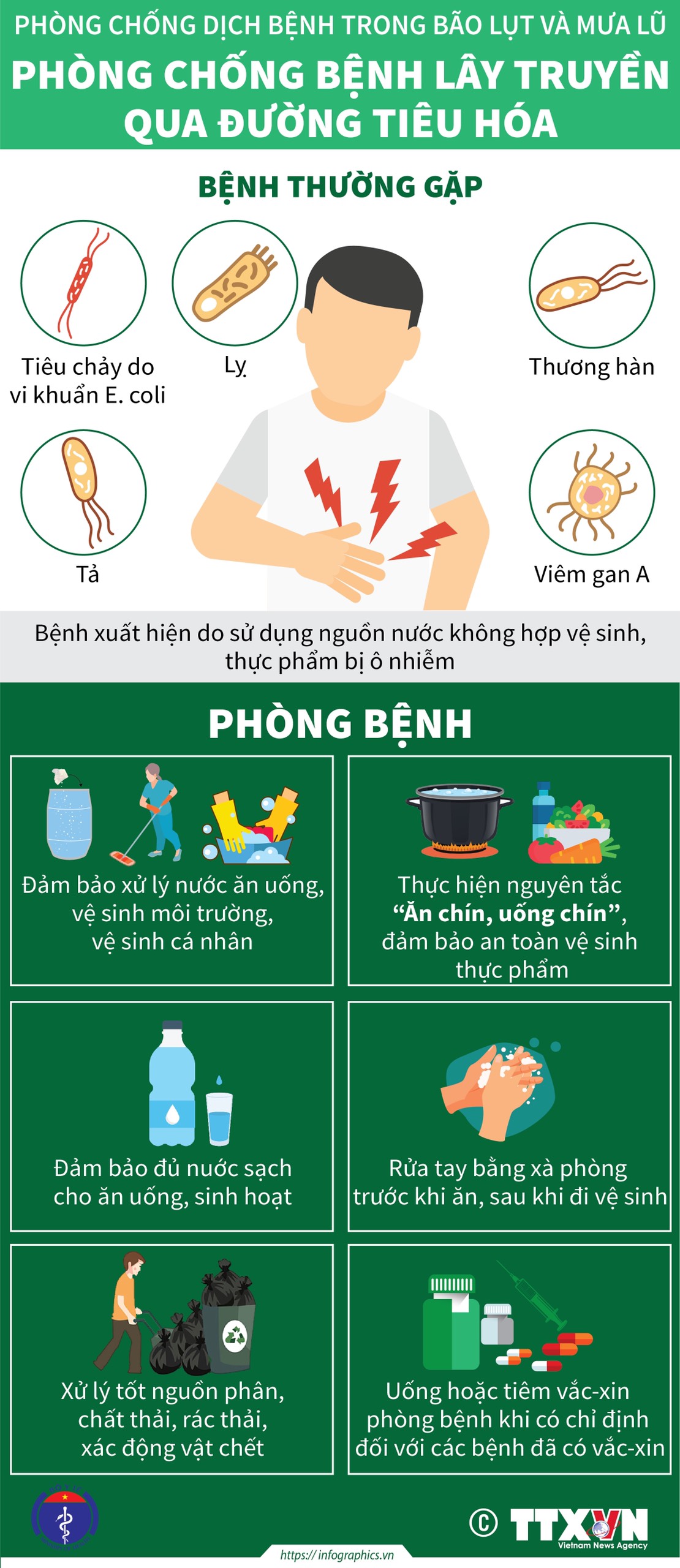 Bộ Y tế hướng dẫn phòng các dịch bệnh mùa mưa bão - 4