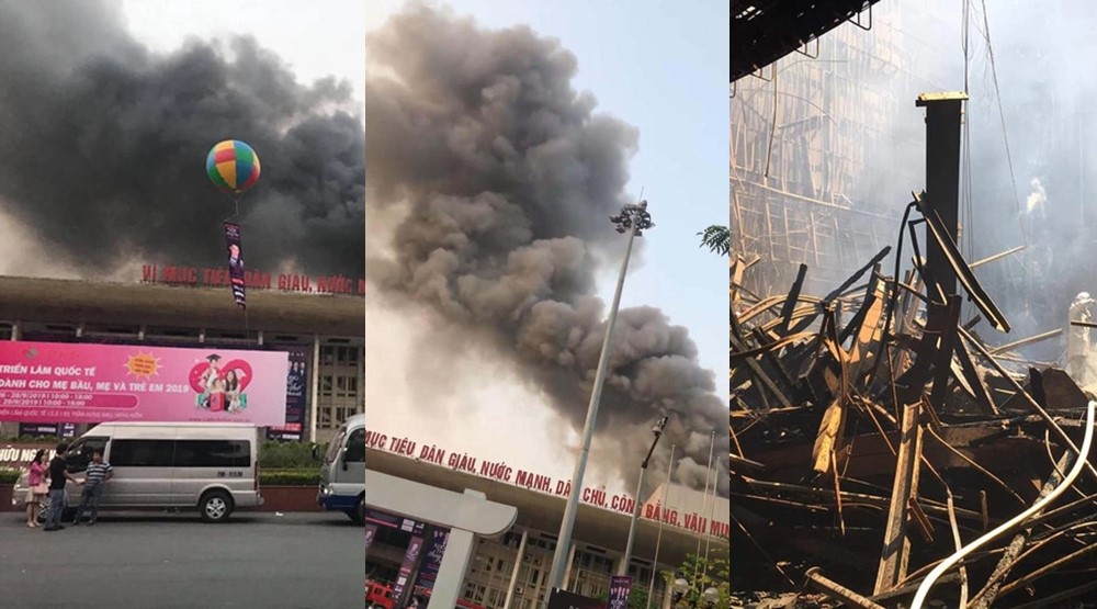Sân khấu liveshow của Quang Hà bị cháy rụi vào năm 2019