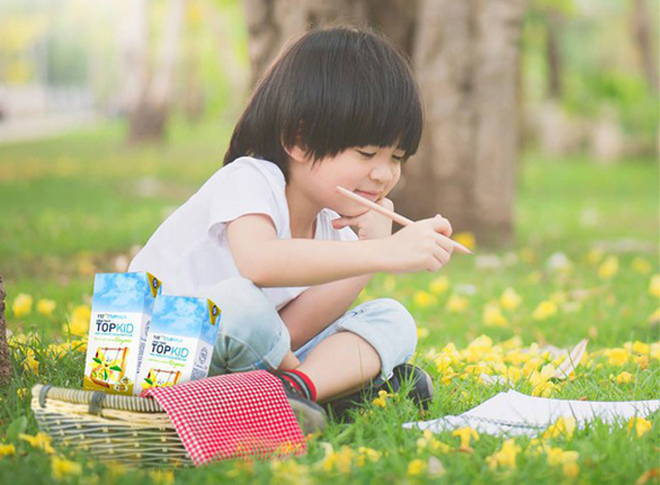 Sữa tươi tiệt trùng TH true MILK TOPKID được nghiên cứu cho trẻ nhỏ từ 2 – 12 tuổi