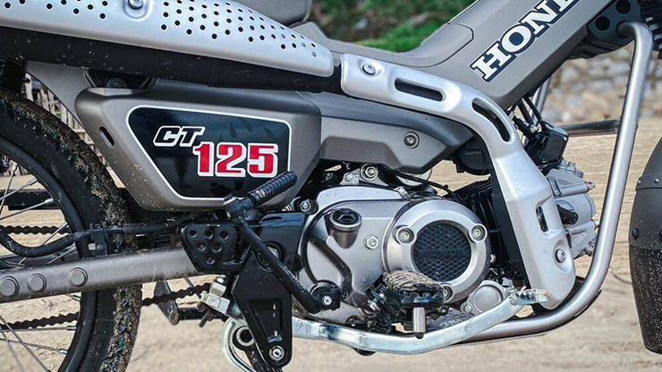 Honda CT125 2022 còn được nâng cấp động cơ để mang đến hiệu suất vận hành tốt hơn
