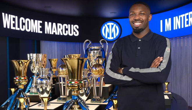 Tiền đạo Marcus Thuram chính thức gia nhập Inter Milan