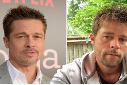 Người đàn ông trở nên ”khốn khổ” vì giống tài tử Brad Pitt như hai giọt nước