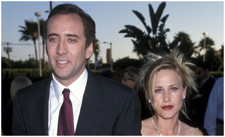 Nicolas Cage kết hôn lần đầu với nữ diễn viên Patricia Arquette vào năm 1995.
