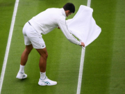 Thể thao - Djokovic lấy khăn lau khô sân đấu, ban tổ chức Wimbledon lên tiếng