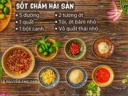 Ẩm thực - Công thức 13 loại nước chấm siêu ngon trên mâm cơm Việt