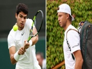 Thể thao - Video tennis Alcaraz - Muller: Bẻ game thần sầu, tie-break bản lĩnh (Wimbledon)