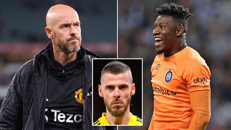 HLV Ten Hag quyết đưa Onana về Old Trafford thay De Gea