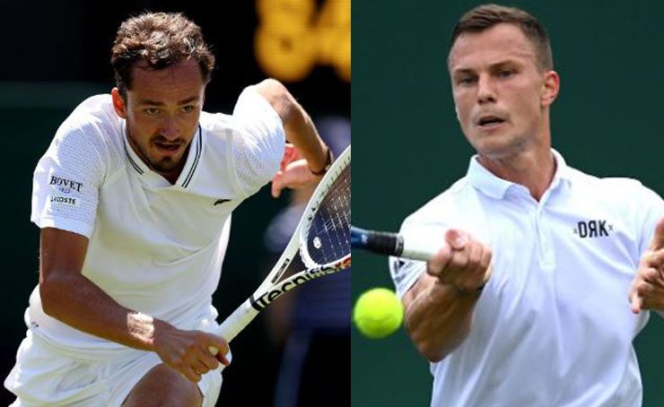 Daniil Medvedev có thể gặp khó khăn ở vòng 3 Wimbledon năm nay khi gặp Marton Fucsovics