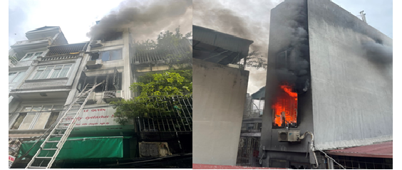 Vụ cháy 3 người tử vong ở Hà Nội: Nhiều cảnh sát bị thương trong lúc dập lửa - 2