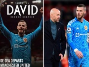 Bóng đá - De Gea rời MU: Dàn sao &quot;Quỷ đỏ&quot; tri ân huyền thoại, HLV Ten Hag nói gì?