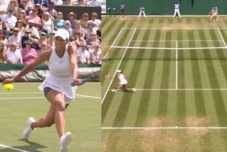 Tay vợt thuận tay phải ghi điểm tay trái, phạm luật Wimbledon hay không?
