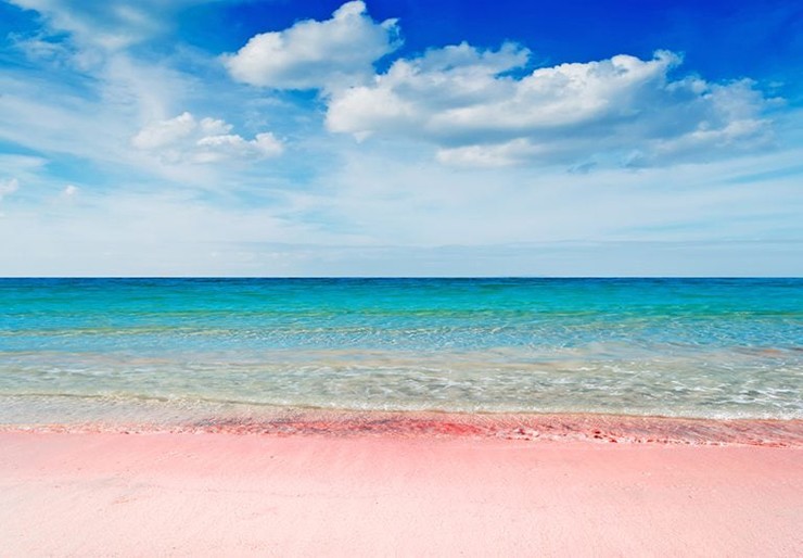 Spiaggia Rosa ở Sardinia, Ý: Bờ biển của hòn đảo Budelli đẹp như tranh vẽ này&nbsp;được bao phủ bởi cát hồng nhờ các hóa thạch, tinh thể và san hô bị nghiền nát từ Địa Trung Hải.


