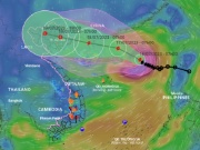 Bão số 1 tăng cấp, hướng về các tỉnh Bắc Bộ nước ta