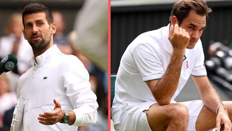 Djokovic (trái) từng nhiều lần "ngược dòng" thắng những trận đấu lớn và giờ anh "chấp nhận" khi phải nếm trải cảm giác bị thua "ngược"