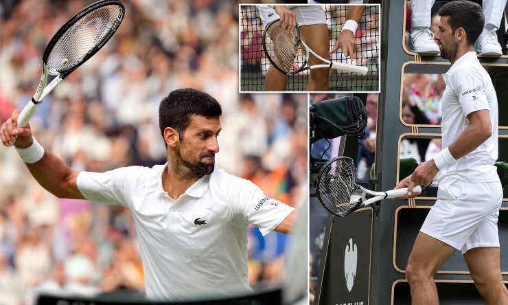 Bình luận viên "vạ lây" vì bênh vực hành động đập vợt của Djokovic