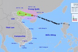 Thông tin mới nhất về vị trí và cường độ của bão số 1 đang tiến vào Bắc Bộ