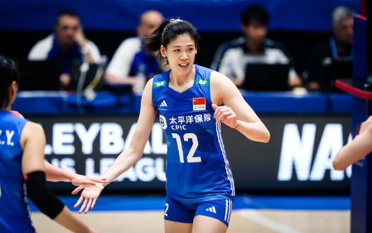 Li Yingying ghi tổng cộng 240 điểm ở VNL 2023