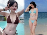 Bạn trẻ - Cuộc sống - Hot girl Nha Trang khoe dáng đẹp mướt mát với bikini