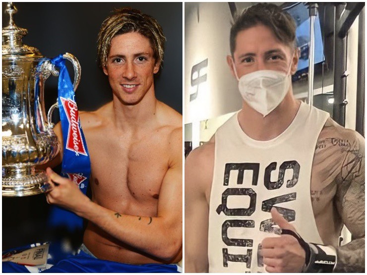 Fernando Torres giờ đây có ngoại hình cơ bắp hơn xưa.