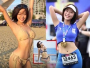 Thể thao - MC xinh đẹp mê chạy bộ đăng ảnh bikini &quot;căng tràn&quot; sức sống