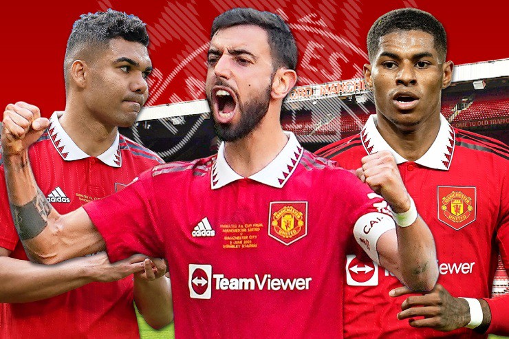 Casemiro, Rashford và Fernandes thuộc "nhóm lãnh đạo" của MU mùa tới