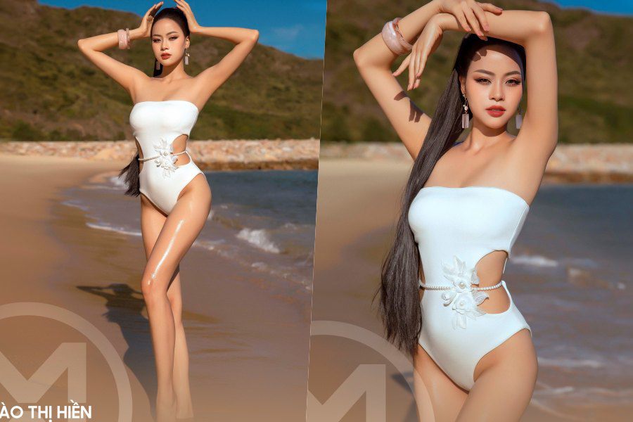 Cô gái ở Bắc Giang được dự đoán Người đẹp biển Miss World Vietnam vì hình thể gợi cảm - 5