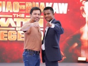 Thể thao - Boxing 591 tỷ đồng: &quot;Thánh Muay&quot; Buakaw vừa gặp đã &quot;dằn mặt&quot; Pacquiao