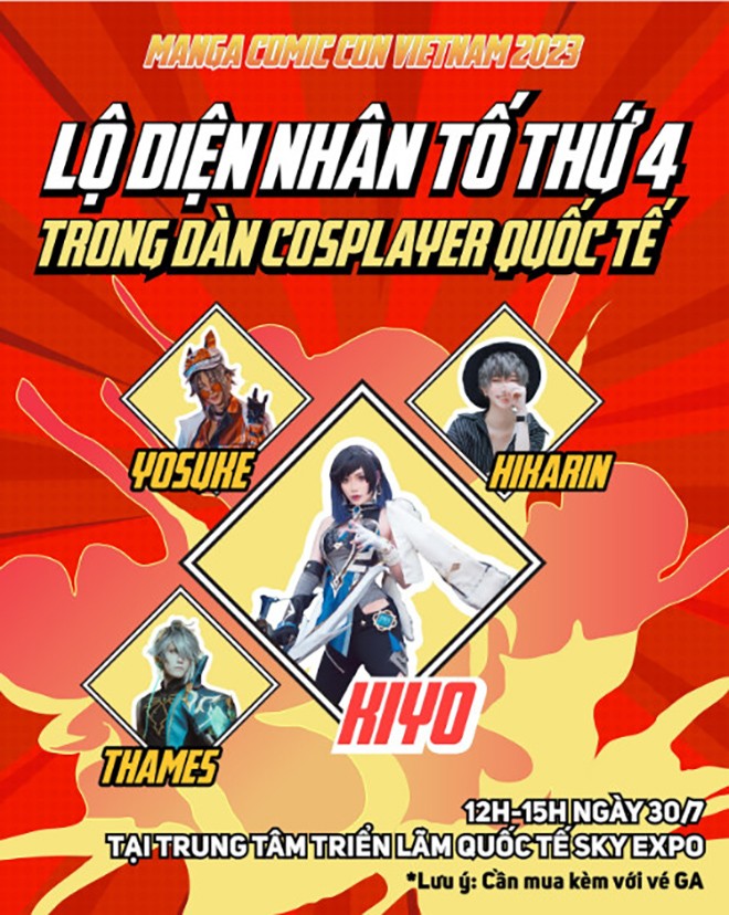 Thần tượng cosplayer quốc tế đổ bộ Việt Nam