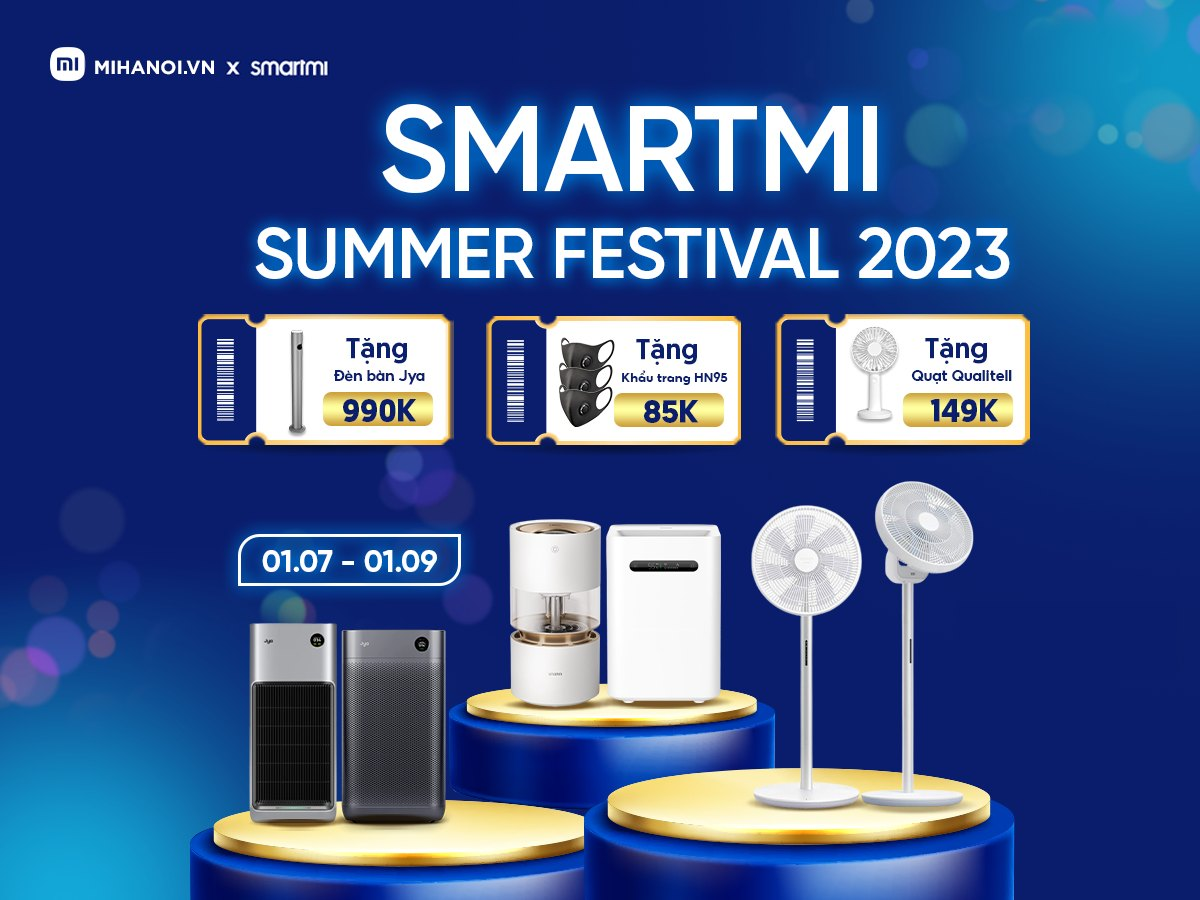 Ngập tràn quà tặng, ưu đãi khủng mua 1 tặng 1 cùng Smartmi Summer Festival tại Mi Hà Nội - 1