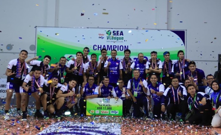 Indonesia vô địch giai đoạn 1 SEA V.League 2023