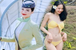 Nữ tiếp viên xinh như hot girl khoe dáng hút mắt với loạt ảnh bikini nóng bỏng