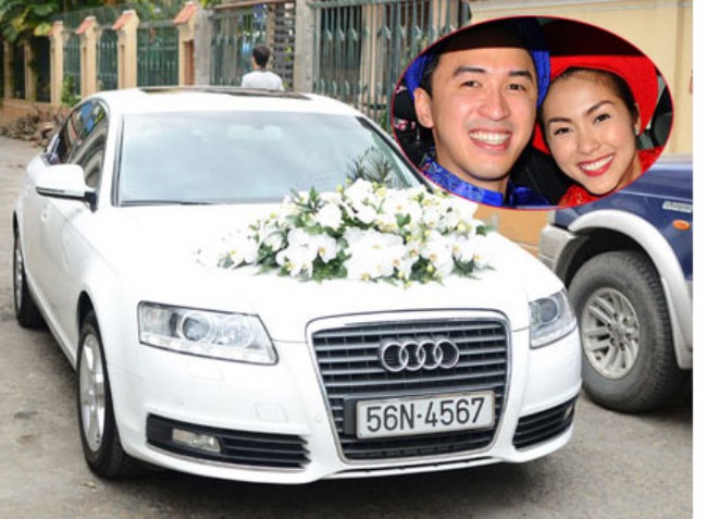 Shark Bình đưa xế sang đi hỏi cưới Phương Oanh, chủ tịch HN FC ngồi xe 83 tỷ rước Hoa hậu