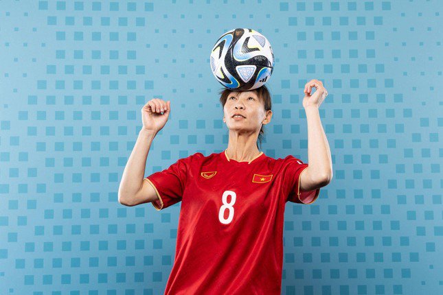 Trần Thị Thùy Trang trong bộ ảnh của FIFA World Cup 2023. (Getty Images)