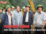 Tin tức trong ngày - Video: Phó Thủ tướng Trần Lưu Quang kiểm tra hiện trường vụ sạt lở đèo Bảo Lộc