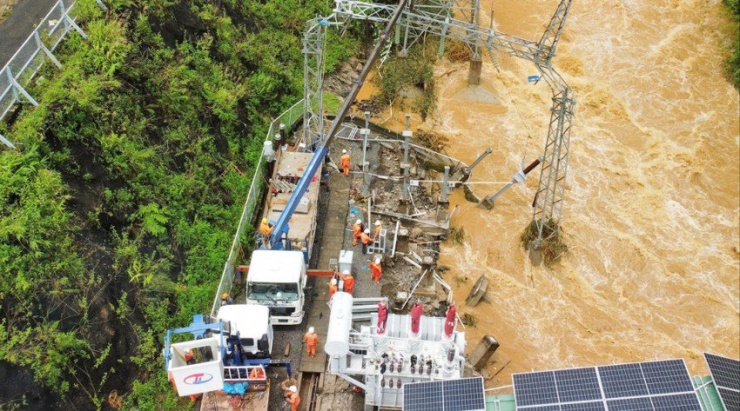 Mưa lớn gây xói lở mạnh tại 1 nhà máy thủy điện ở Đắk Nông - 2