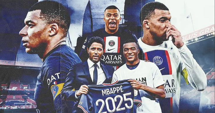 Kylian Mbappe quyết định không gia hạn hợp đồng với PSG