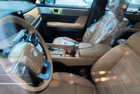 Ảnh thực tế không gian nội thất của mẫu xe Hyundai SantaFe thế hệ mới