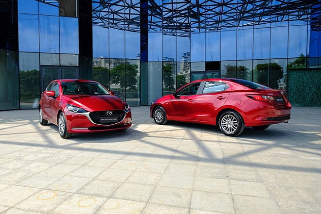 Giá xe Mazda2 niêm yết và lăn bánh tháng 8/2023 - 1