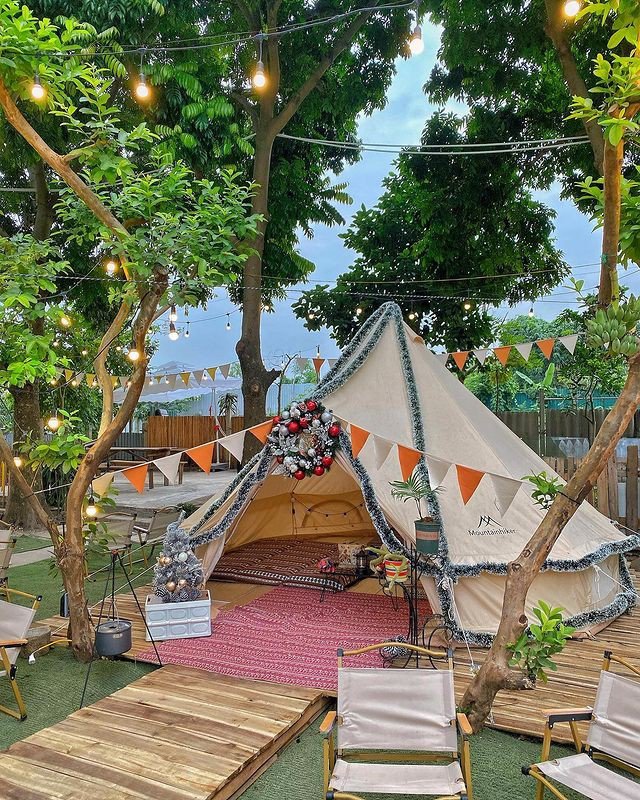 Hà Nội: "Đưa nhau đi trốn" cuối tuần tại 3 quán cà phê kết hợp camping giá "hạt dẻ" - 3