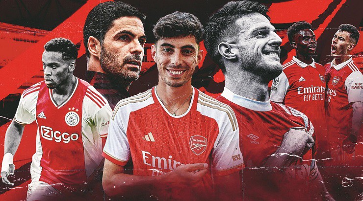 Đội hình Arsenal sẽ tăng chiều sâu đáng kể mùa giải 2023/2024