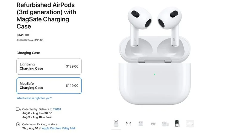 Apple bắt đầu bán AirPods 3 tân trang, rẻ hơn gần 1 triệu đồng - 2