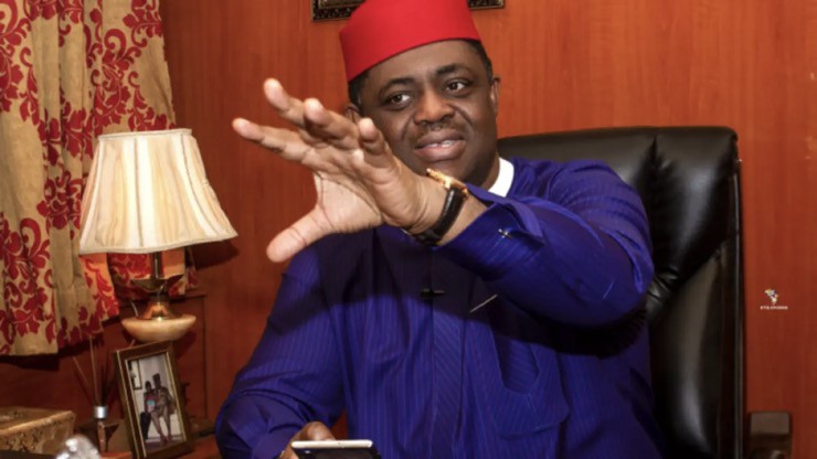 Cựu Bộ trưởng&nbsp;Hàng không&nbsp;Femi Fani-Kayode, thành viên đảng cầm quyền ở Nigeria.