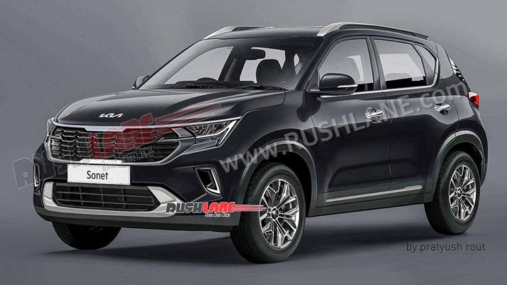 KIA Sonet 2024 chạy thử trên phố với ngoại hình nhiều điểm mới - 4