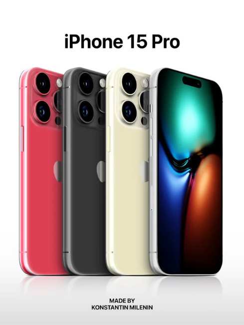 Ảnh concept iPhone 15 Pro.